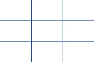 Grille de la règle des tiers utilisée pour comprendre la composition et l’équilibre visuel en photographie